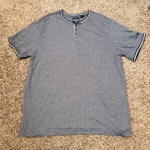 Men's Charcoal Henley T-Shirt